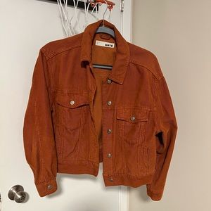 Topshop Corduroy cropped jacket sz6